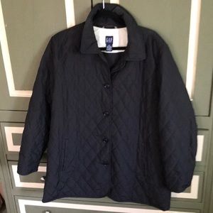 🟤 NWOT - Gap quilted jacket coat - size xl